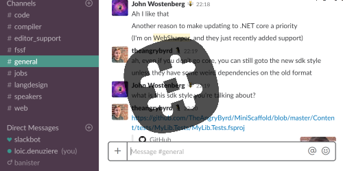 F# Web Slack